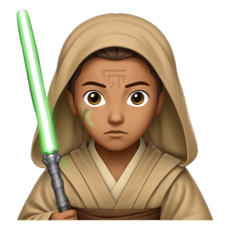 ge’daii from Star Wars with his pushing power sticker