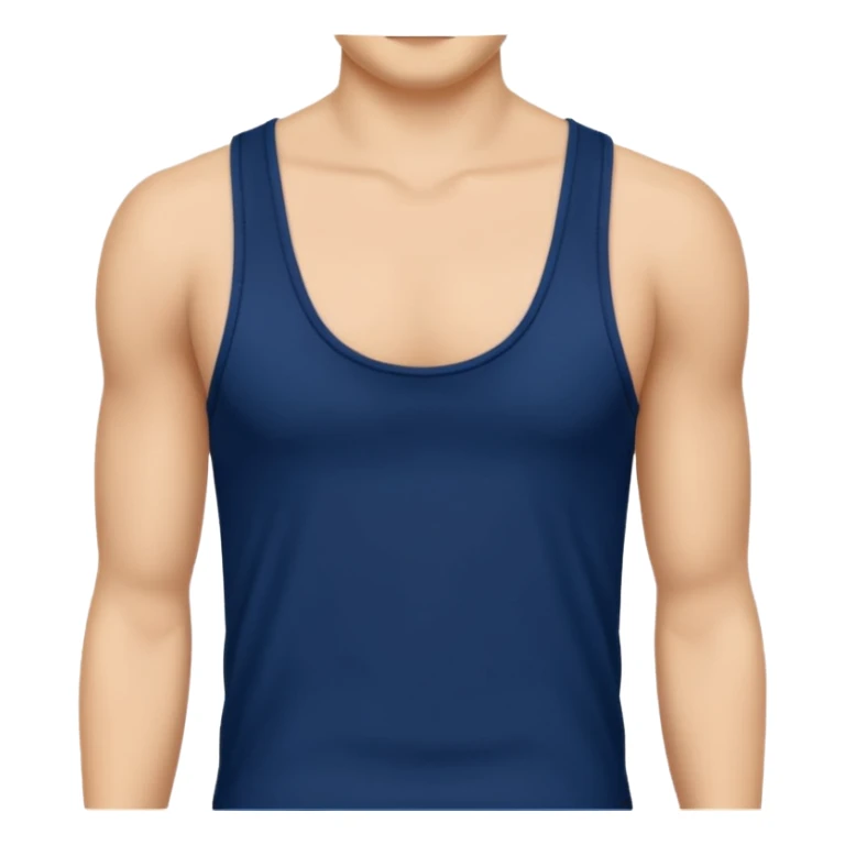 navy blue tank top girl no person sticker
