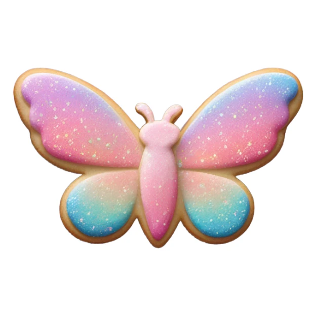 Fairy cookie heart sticker