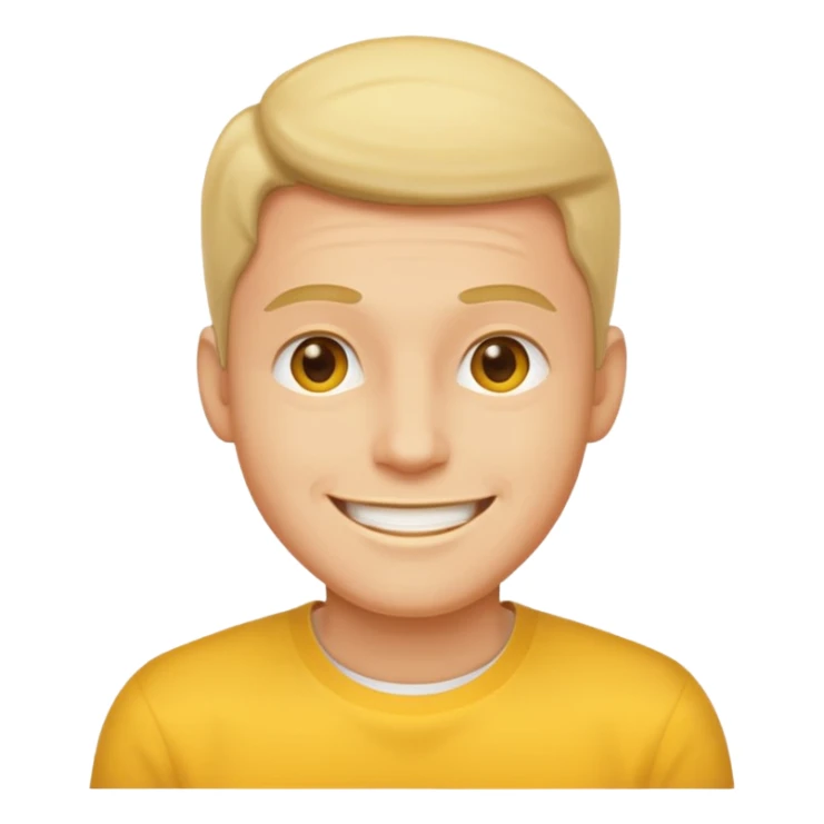 make him just like the normal man emoji make it look just like him no mistakes sticker
