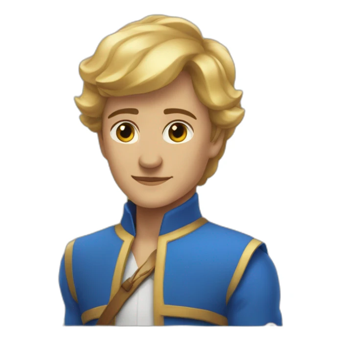 Érice zemour en gobelins avec une lance est un bandeau bleu sticker