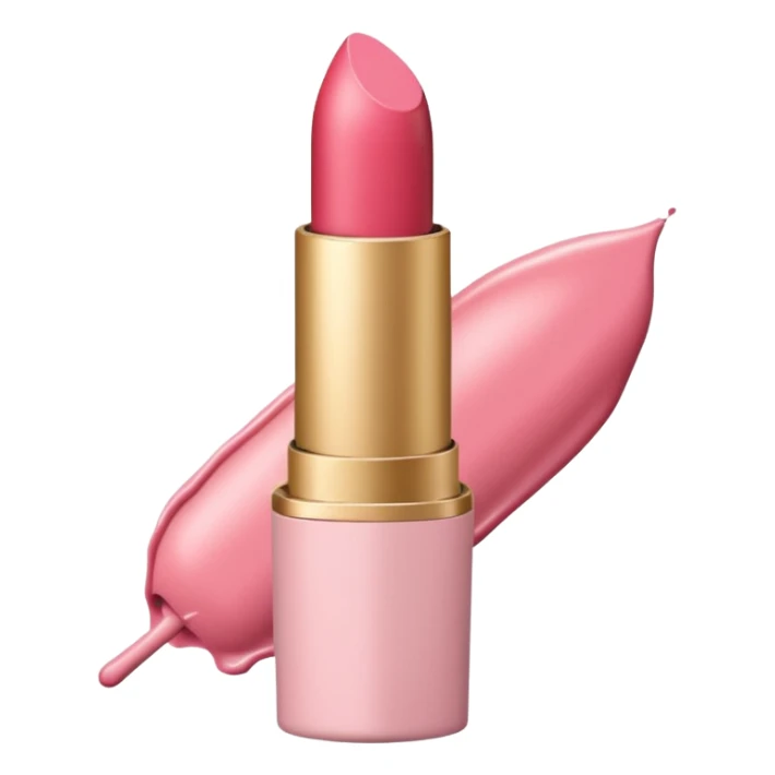 lipstick print from a kiss in soft pink, pastel light sticker