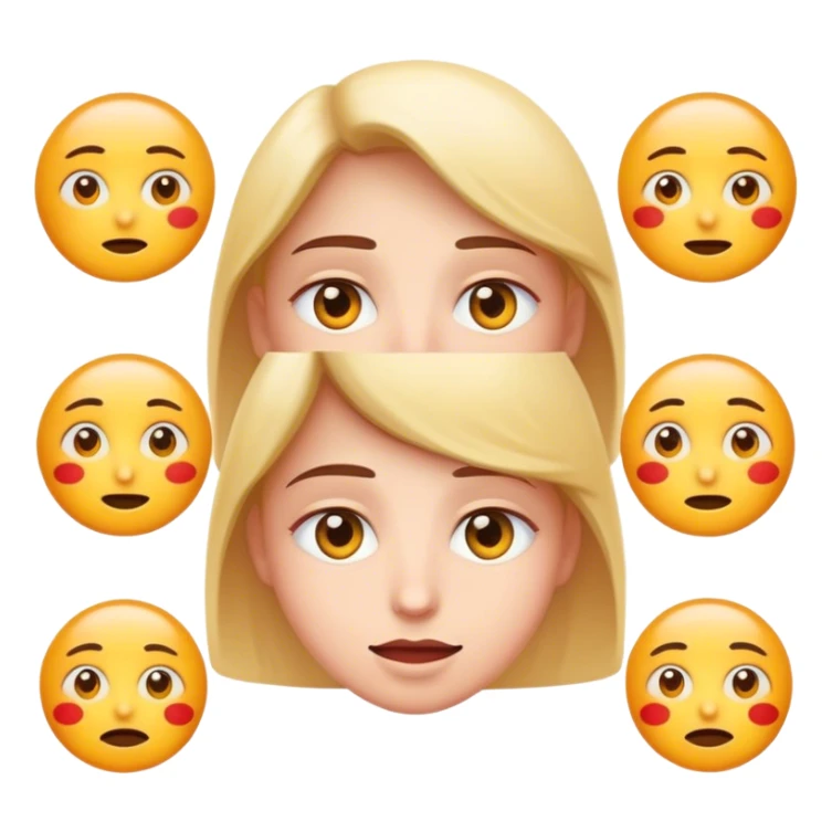 emoji eyes moving up then down as if checking someone out sticker