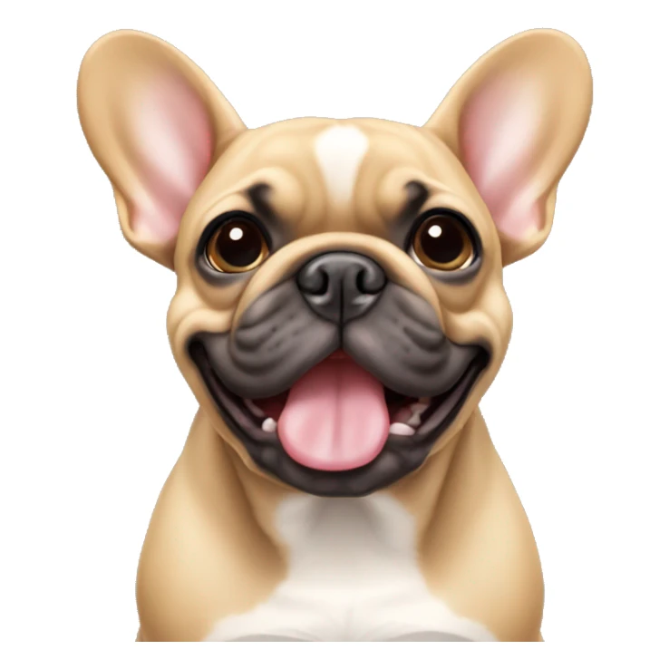 fawn coloured french bulldog sticker