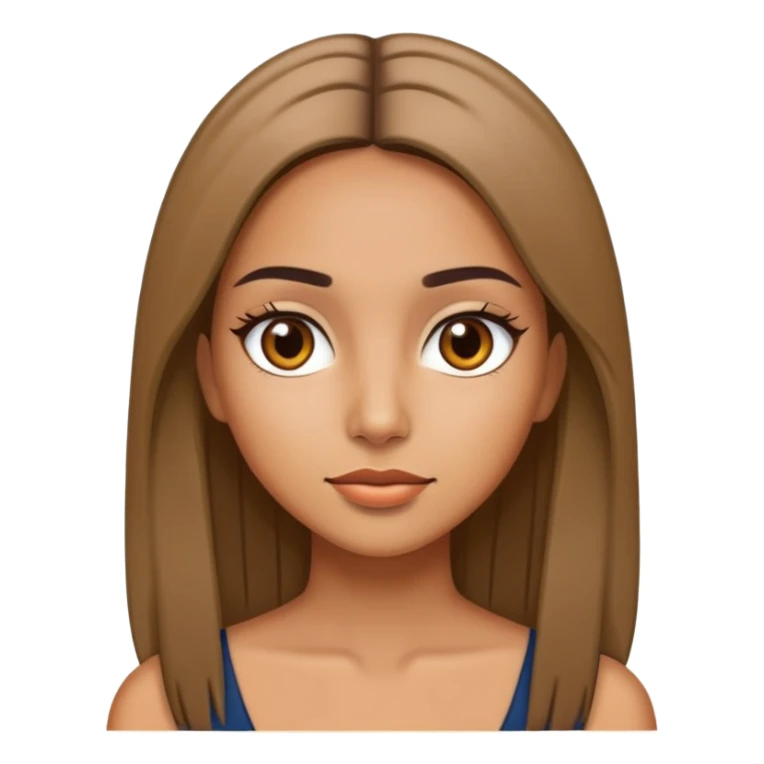 Latina girl with straight hair sticker