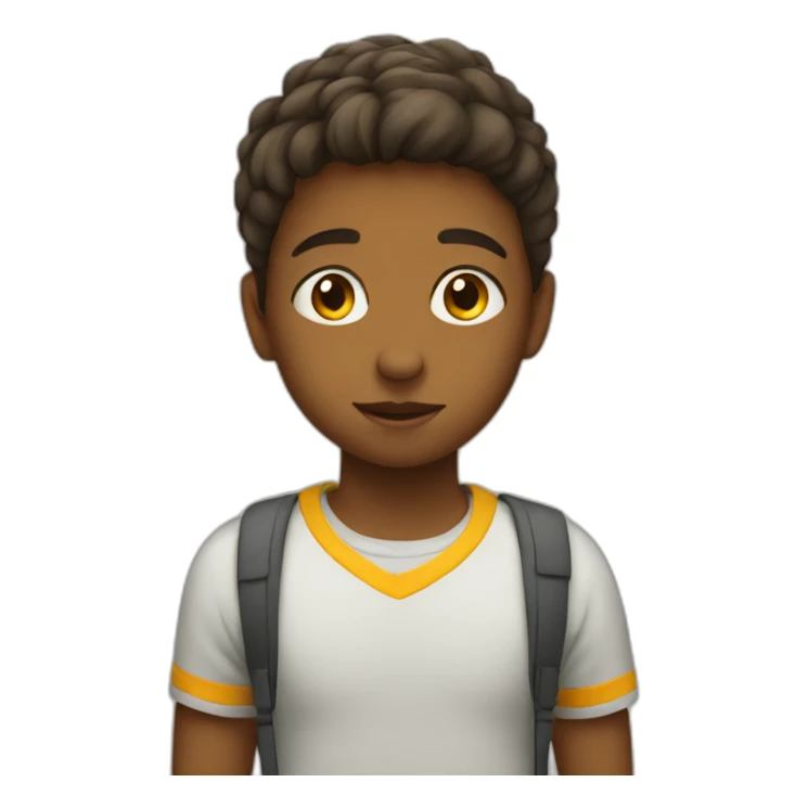 child listening to teacher sticker