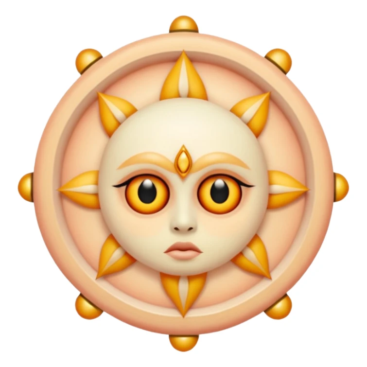 Ritual piercings embedded in pale flesh forming occult pattern sticker