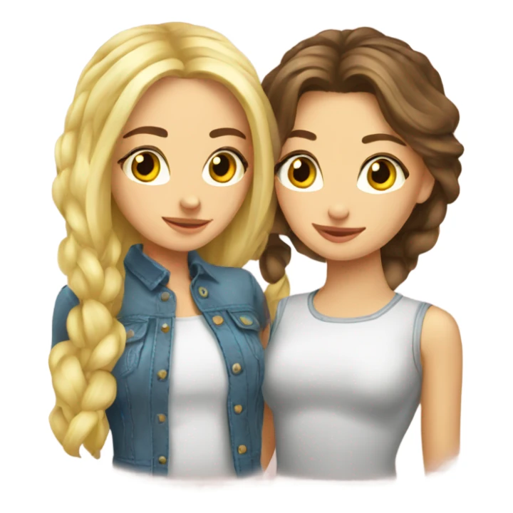 russian-duo-girls-best-friends sticker