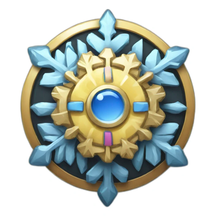 badge, medal, new year, snowflake, pokemon, picture, paint, draw sticker