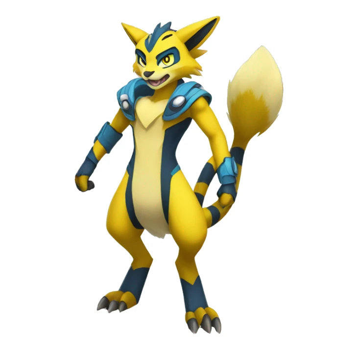Lombax-Zeraora full body sticker