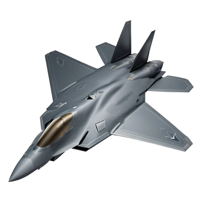 F-22 Raptor - Lockheed Martin (Model Year: 2020) (Iconic colour: Stealth gray) sticker