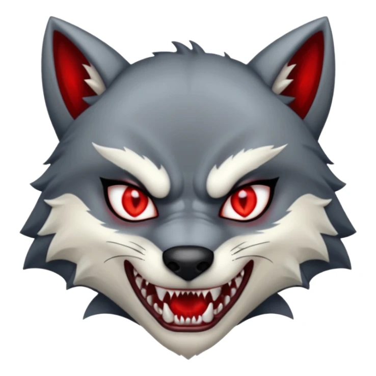 A high bread of vampire and wolf  sticker