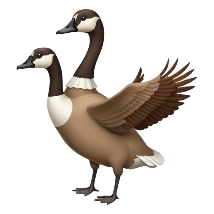 The Canada Goose Is Flying Thanksgiving Day Meal sticker