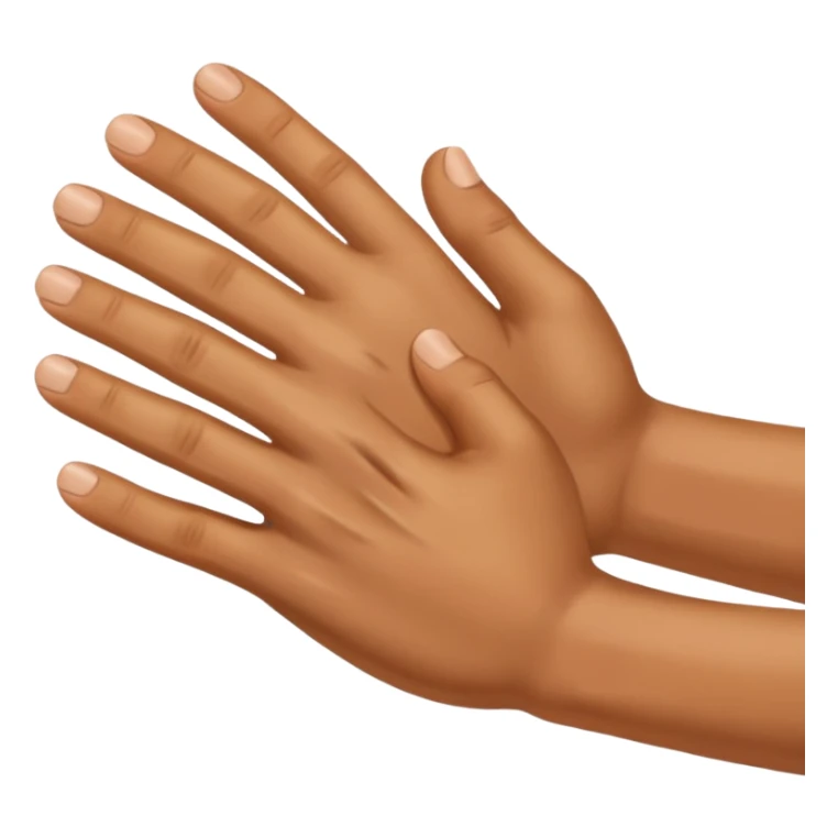 Emoji de una mano pegándole en el trasero sticker