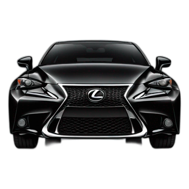 Lexus is 300h f sport black sticker