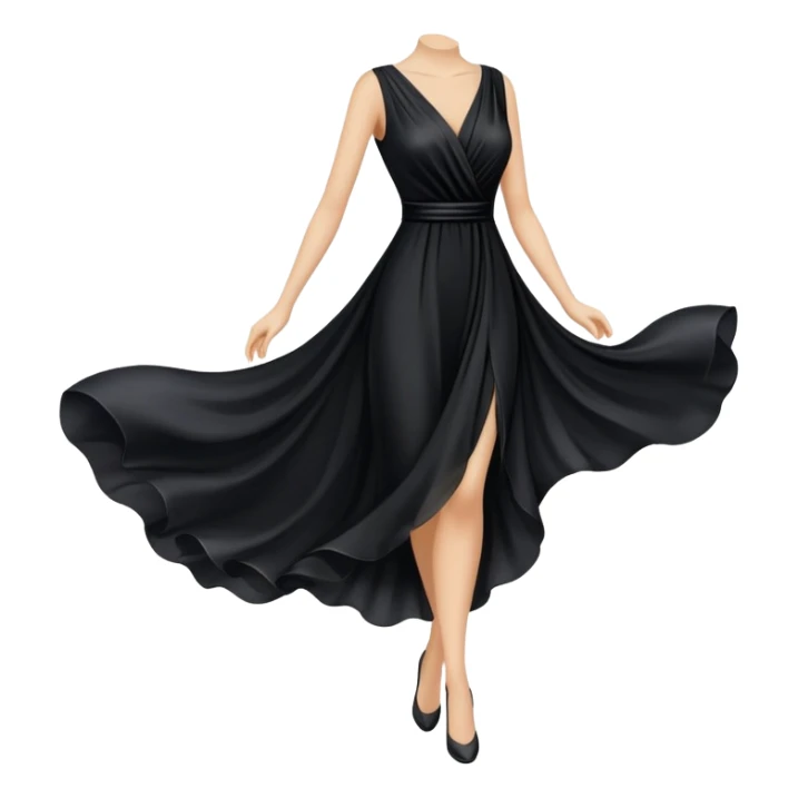 Black dress  sticker