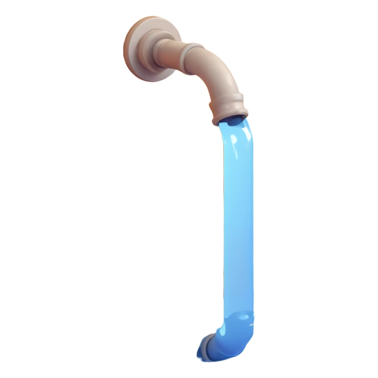 
3D render of a cracked pipe with water dripping from it, Pixar-style, clean and realistic, soft reflections, isolated on white background, professional and colorful

 sticker