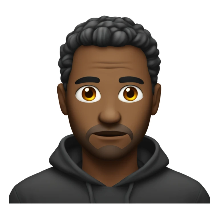 mysterious man intense stare realistic sticker