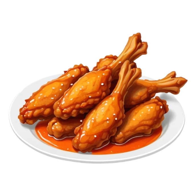 spicy wings  sticker