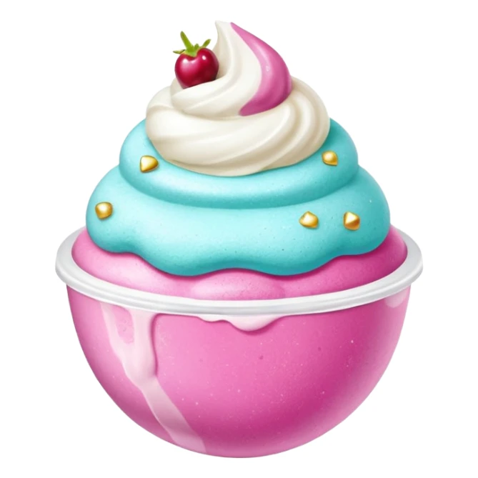 Pastel colorful shiny glossy glittery sparkle bath bomb cocktail decoration bimbo bombo boom boom wang wang thang ice cream berry blush lipstick lotion juice stingy sunscreen sunny show sundae cream  sticker