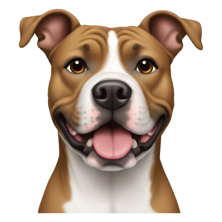 Happy American Staffordshire Terrier sticker