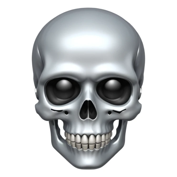 I want an Al wearing a skull sticker