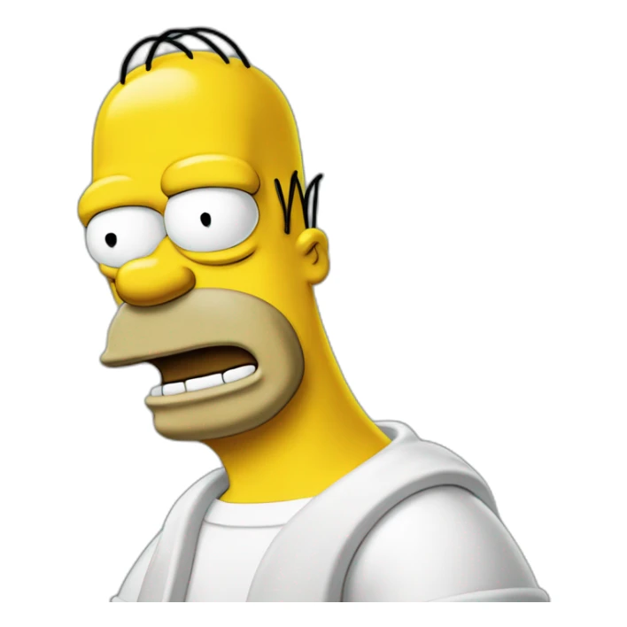 Homer simpson dithyrambique sticker