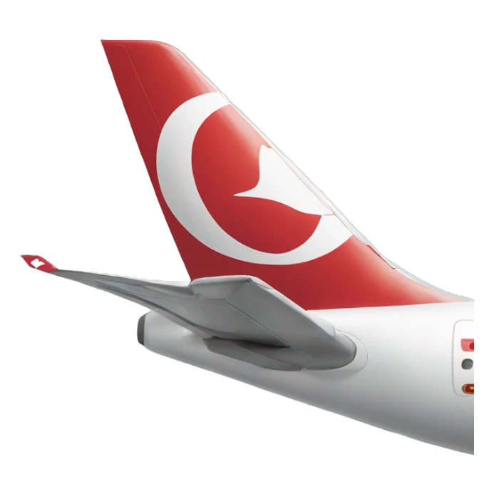Make me the Turkish Airlines Wing on the plane emoji sticker