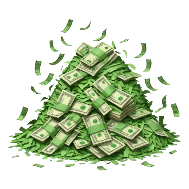 Money consumption management sticker