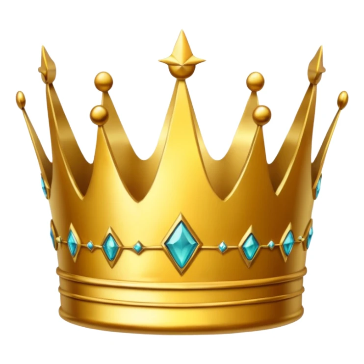 golden crown that has a giant crack down the middle sticker