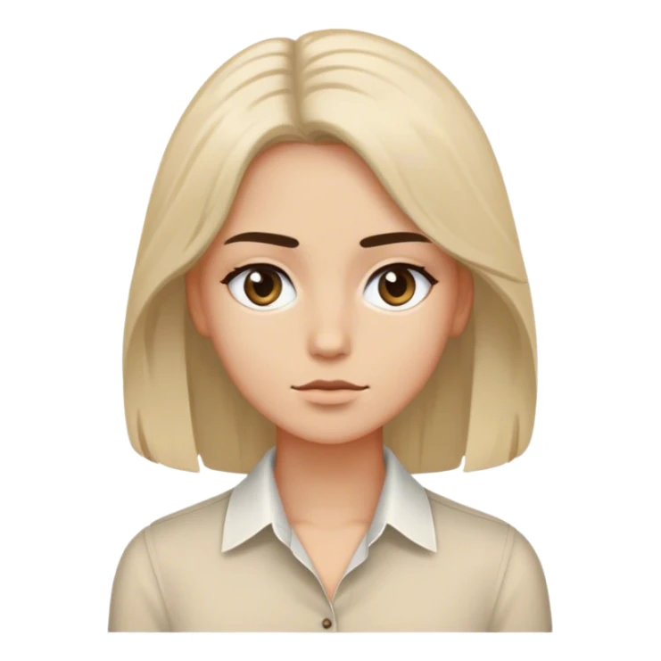 Chat avec une tête blanche noir et beige  sticker