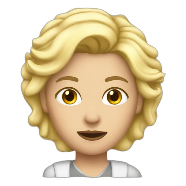 Woman blonde bad driver sticker