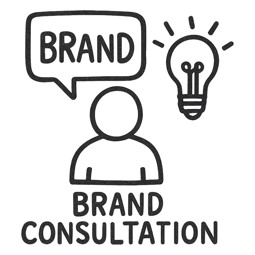 Brand Consultation icon sticker