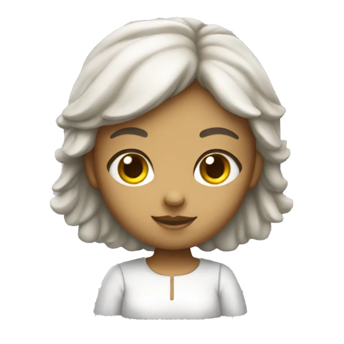 girl angel statue sticker