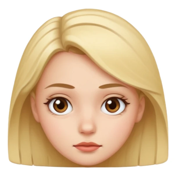 Girl giving the side eye sticker