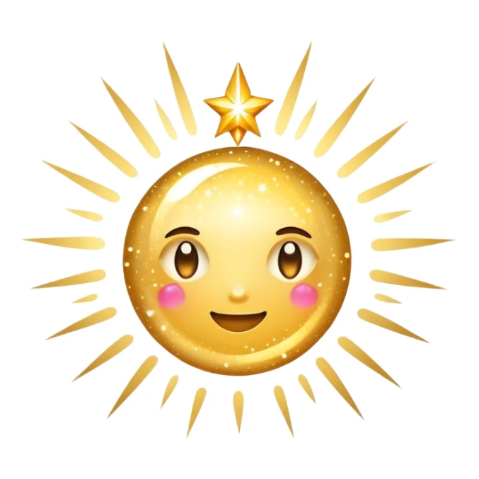 sparkle icon with lots of sparkles sticker