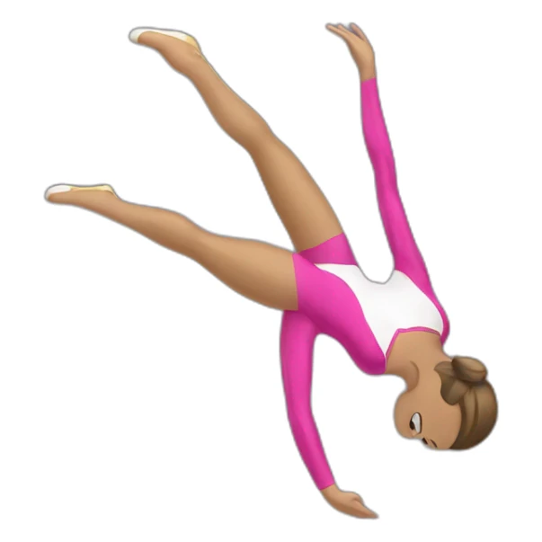 female apparatus gymnastics swag sticker