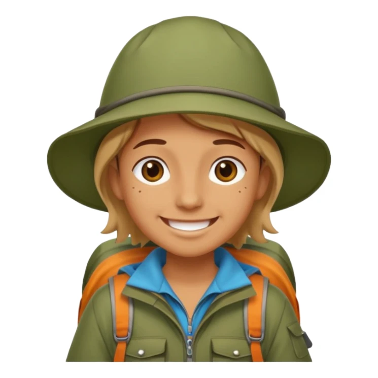 People who are going camping should wear a camping outfit sticker