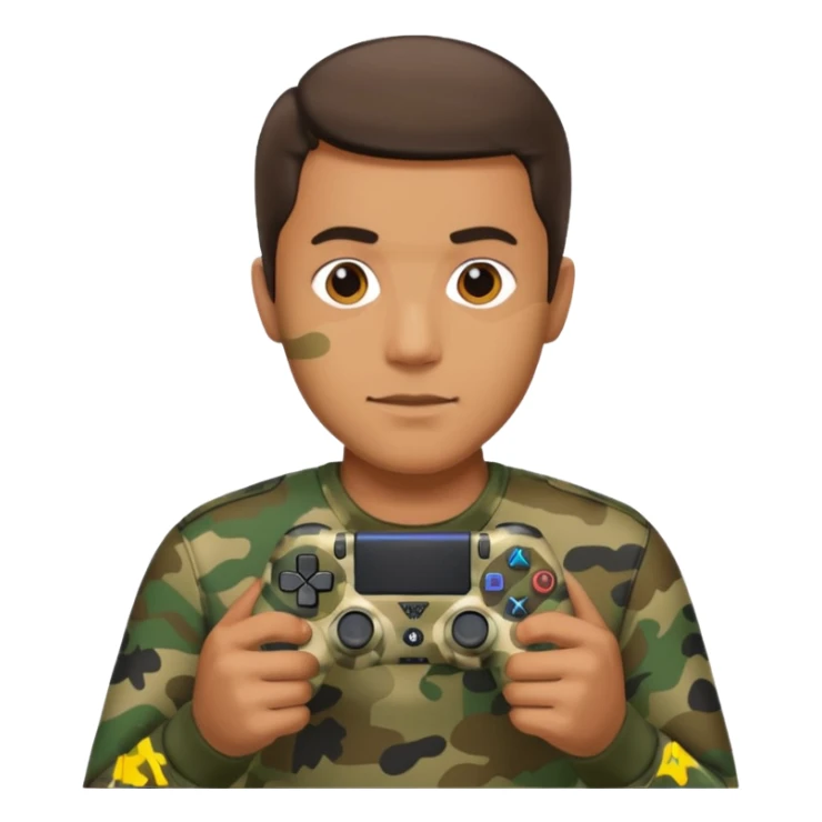 homme-avec-manette-ps4-camouflage sticker