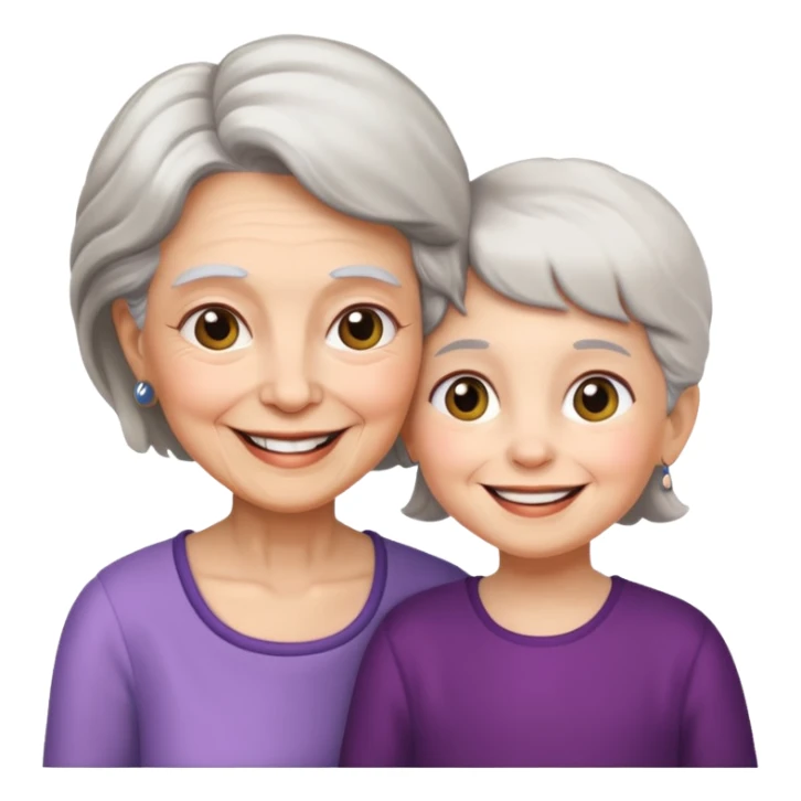 Grandmother - granddaughter sticker