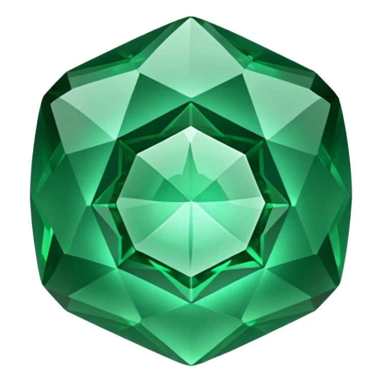Emerald gem sticker