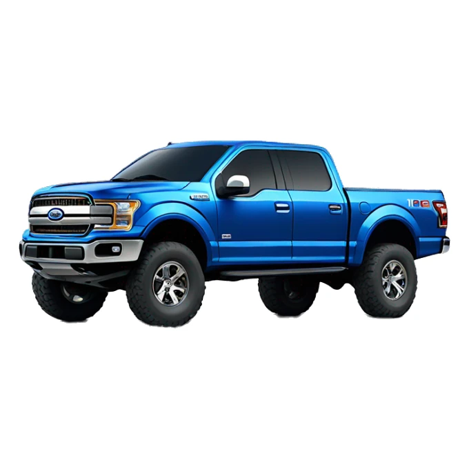Lifted blue for F-150 sticker