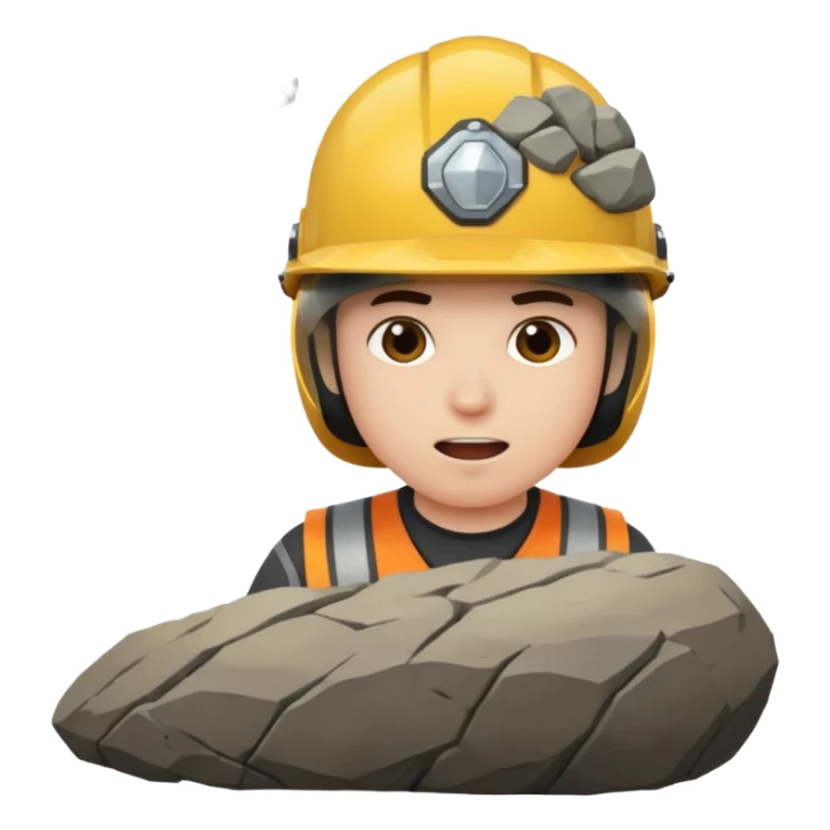 pero tiene que representar un accidente. un objeto golpeando el casco de la persona, o un brazo atrapado  sticker