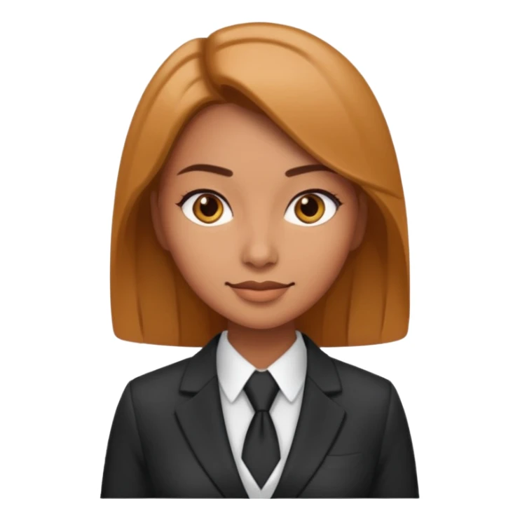 ceo woman confidently wears smart business attire sticker