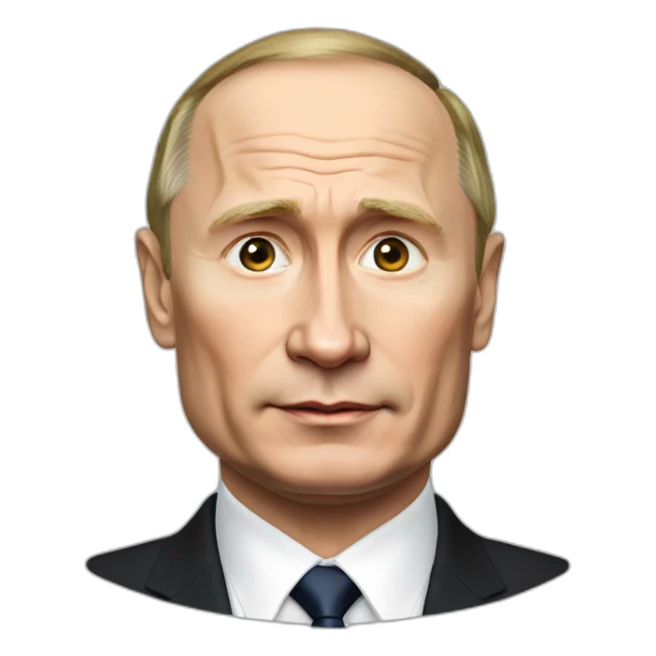 Putin president of the world sticker