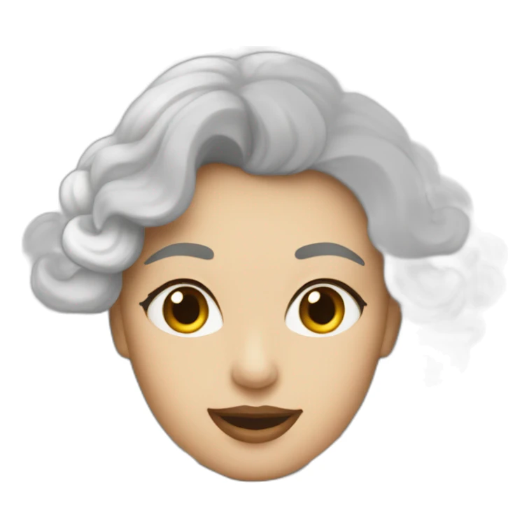 La dame blanche qui fait peur sticker