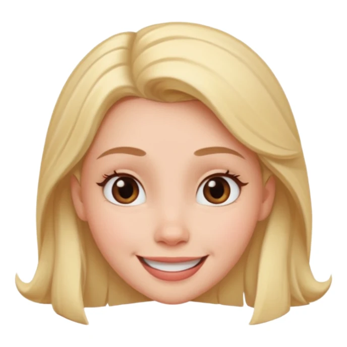  Disney Cartoon style female head sticker
