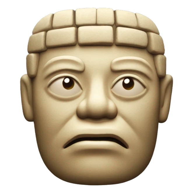 a "Cabeza Clava" of the "Chavin Culture" Inkanapolis sticker