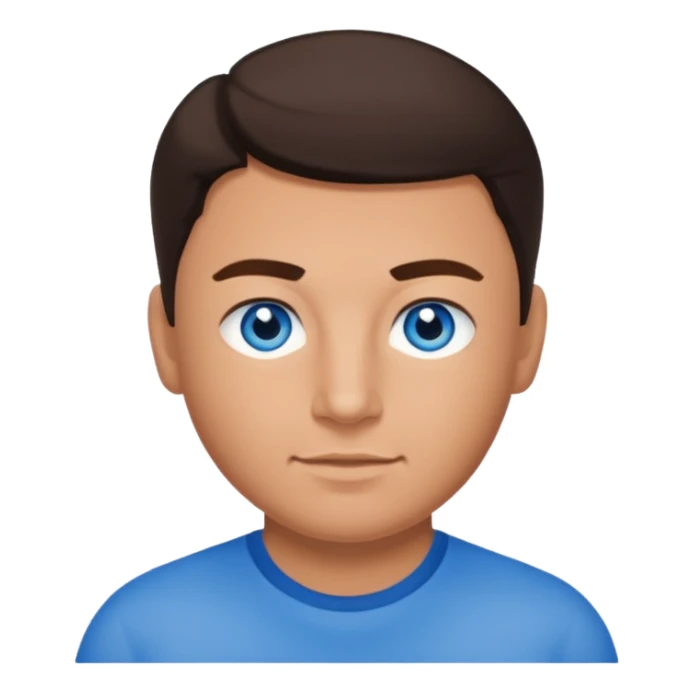 Craig Kelly with blue eyes sticker