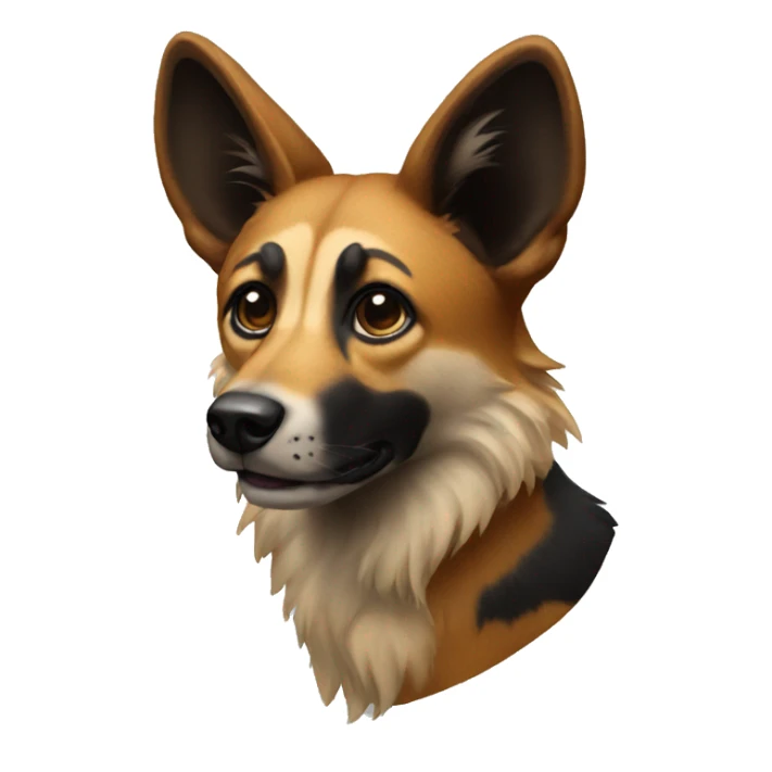 wild dog sticker